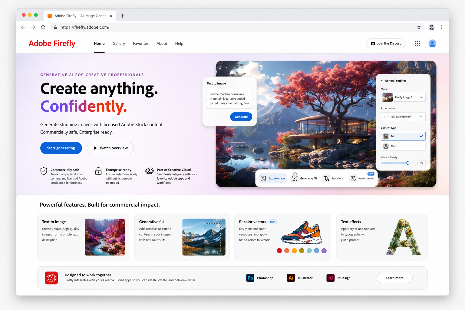 Adobe Firefly preview