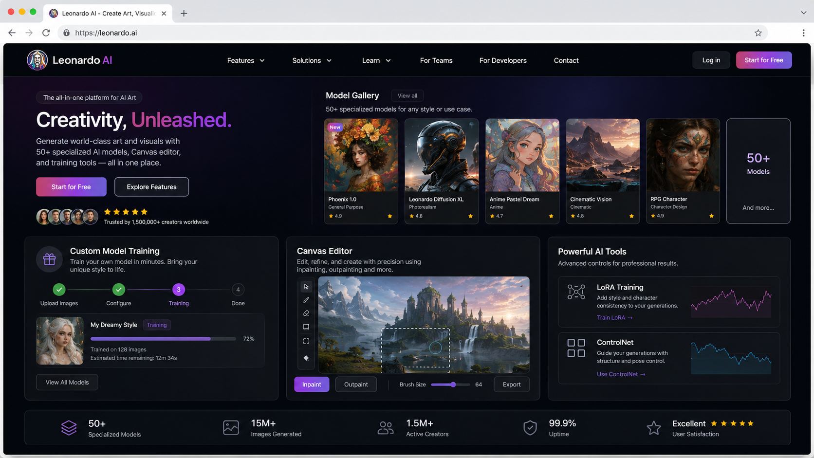 Leonardo AI preview